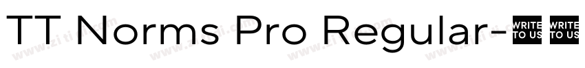 TT Norms Pro Regular字体转换 TT Norms Pro Regular字体转换